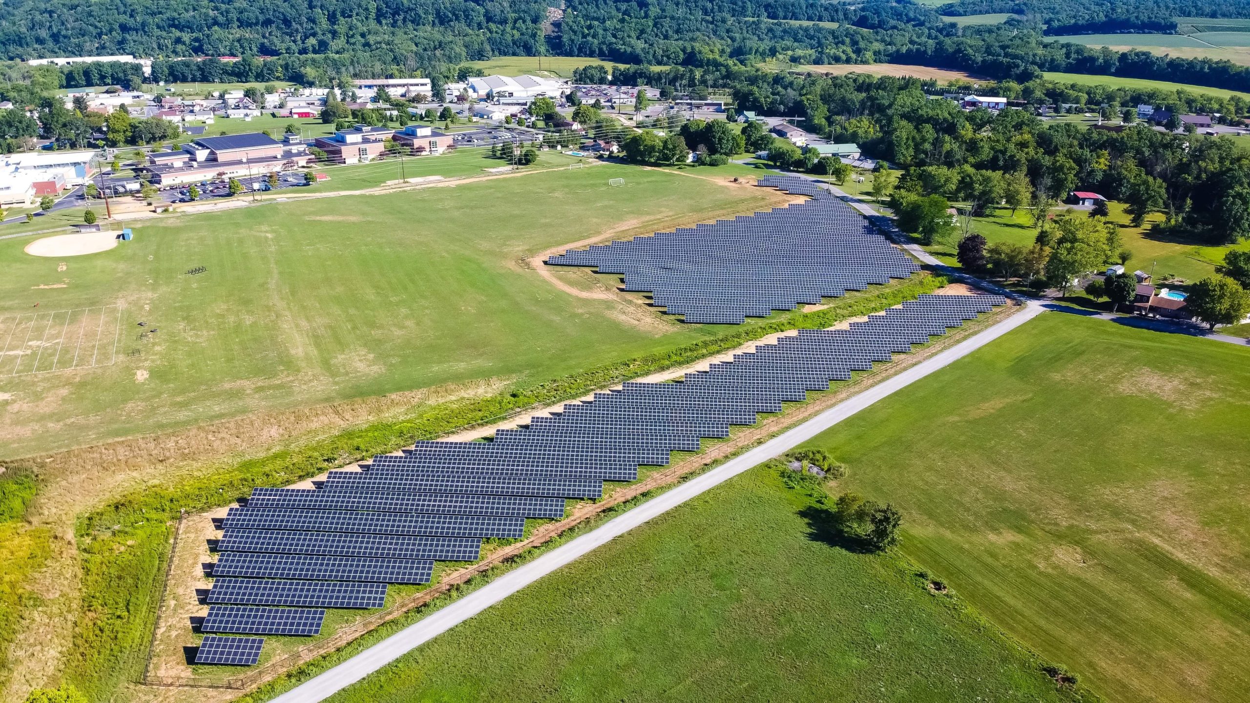 Midd-West solar array school district